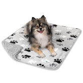 PetAmi waterproof blanket on sofa protects furniture from spills and fur.