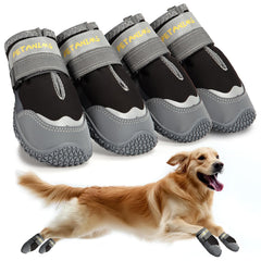 Petanims dog shoes size 8 showing paw width measurement for a secure fit