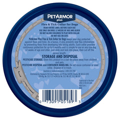 PetArmor Plus dog collar is water-resistant for outdoor use.