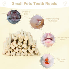 Petawi Sweet Bamboo Chew Sticks close-up texture supports gentle dental wear