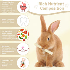 Petawi Sweet Bamboo Chew Sticks dental toy in use for dental upkeep