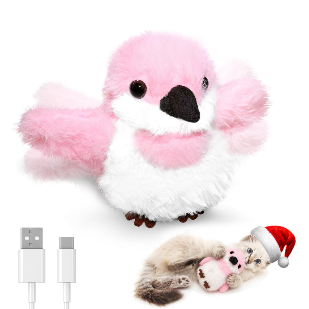 Petbobi Flappy Bird Cat Toy wings flap design boosts active play and hunting instincts.