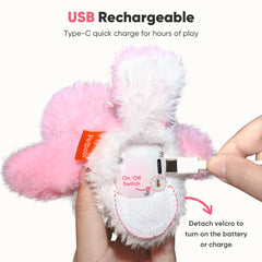 Petbobi Flappy Bird Cat Toy catnip pouch adds irresistible scent during play.