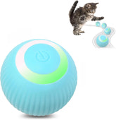 Petbobi Interactive Cat Toy Ball with LED light for engaging indoor play and hunting-inspired fun.