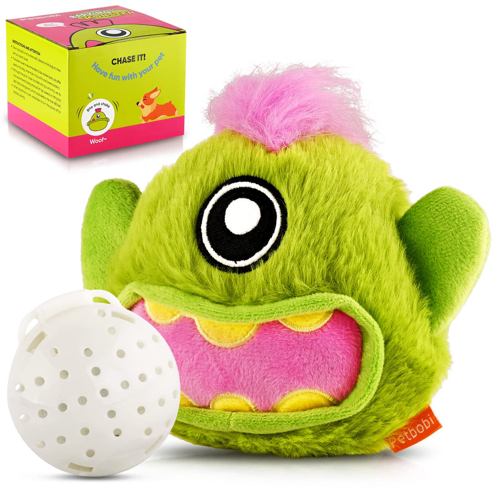 Petbobi Monster Active Ball bounce-squeak: automatic motion keeps dogs energized