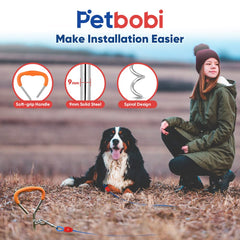 Petbobi 5-inch spring absorbs impact, reducing tug-related jerks during play.