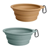 PetBonus collapsible dog bowl turquoise ready for travel and hydration