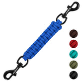 PetBonus blue safety clip front close-up showing secure collar integration
