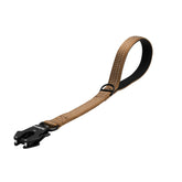 PetBonus heavy-duty short dog leash brown 18 in with padded handle for secure walks.