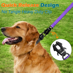 PetBonus traffic leash with padded handle purple enhances comfortable walks