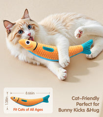 PetBusy Forma de pez para perseguir, morder y ejercitar