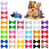 Petbuy 40pcs Christmas dog bows variety pack for festive dress-up