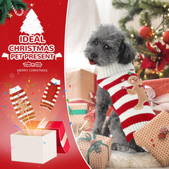 Petcare Christmas dog sweater reindeer—festive flair for photos and parties.