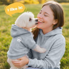 PETCARE dog hoodie with hood and reflective logo enhances nighttime visibility.