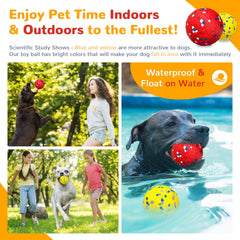 Petcare indestructible dog ball red offers rugged chew durability for aggressive chewers.