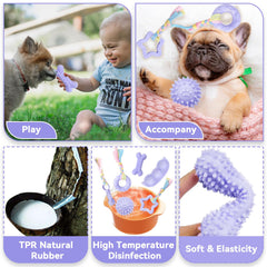 Petcare puppy toy ball-form encourages interactive play and boredom relief