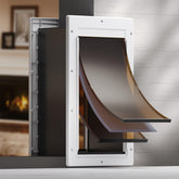PETCOMING 3-Flap wall door tunnel demonstrates smooth telescoping design for quick setup.