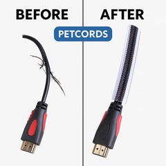 PetCords unscented-odorless-material-closeup highlights odor-free, safe design.