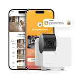 Petcube Cam 360 full-room coverage lets you monitor pets from anywhere.