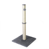 Petellow 31-inch tall cat scratching post, top view highlighting sturdy design for indoor cats.