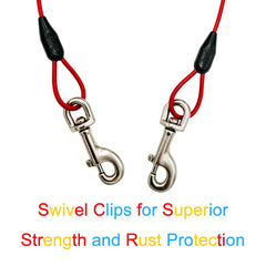 Petest crimp covers protect cable ends from rain and wear