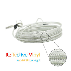 Petest durable snaps on both ends resist rust for reliable outdoor use.