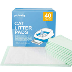Petfamily cat litter pads absorb-urine for a dry box and odor reduction.