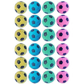 PETFAVORITES foam sponge soccer ball cat toy pack, soft, safe play for kittens.