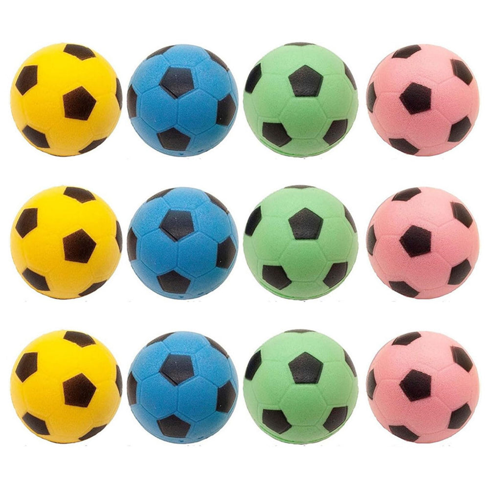 PETFAVORITES foam soccer balls pack—indoor cat play with soft, safe batting options