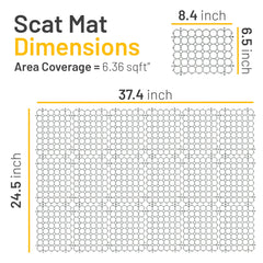 Petfolio scat mat protects indoor plants from cats.