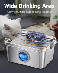 PETHIND anti-overflow spout minimizes spills while drinking