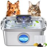 PETHIND dog water fountain with large window for easy water level monitoring