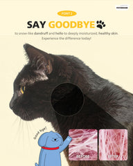 PETHROOM Unscented Cat Moisture Mist brush ready shows detangled fur before brushing