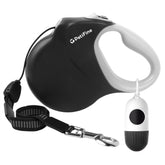 PetiFine retractable leash 30ft in use offers extended reach for freedom on walks.