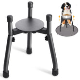 PETINBOX adjustable-elevated-dog-bowl-stand side view offers stable support for large dogs during meals.