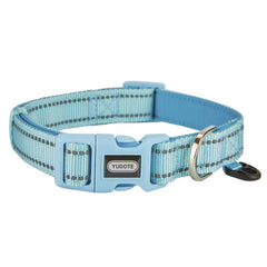 Petiry reflective nylon dog collar with neoprene padding for comfortable daily wear