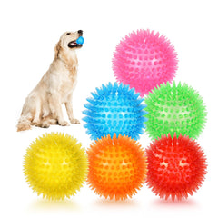 Petizer 6-pack dog ball squeaky for interactive play and fetch sessions