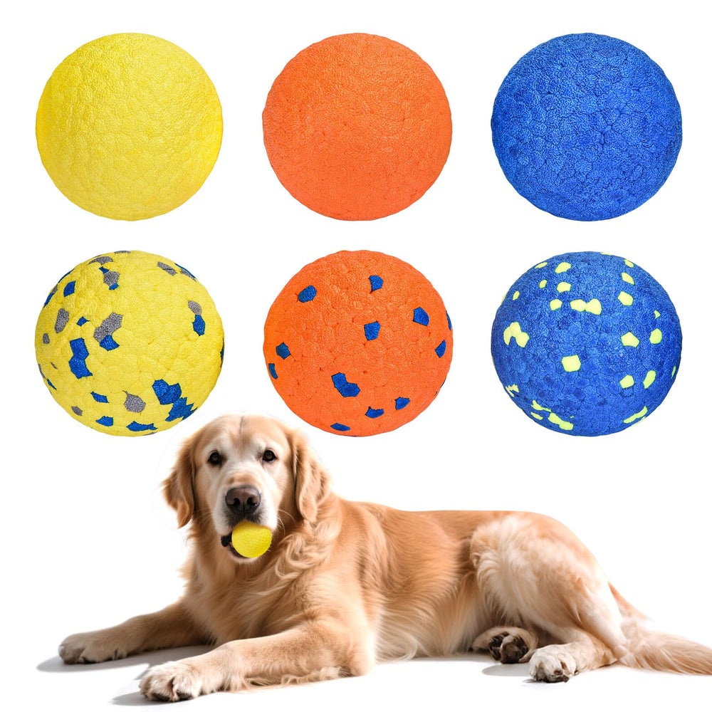 Petizer ETPU dog balls with durable bounce, ideal for tough chewers during fetch.
