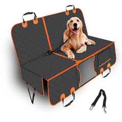 PetJoy dog car seat cover hammock in action protecting seats during rides.