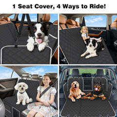 PetJoy 600D fabric seat cover resists scratches and spills