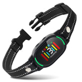 PetJoy Smart Bark Collar front view with adjustable strap for a comfortable fit.
