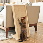 PETKARAY Cat Scratcher large L-Shape sisal ramp for lasting indoor claw relief.