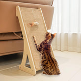PETKARAY cat scratcher front view shows durable sisal surface for claw maintenance.