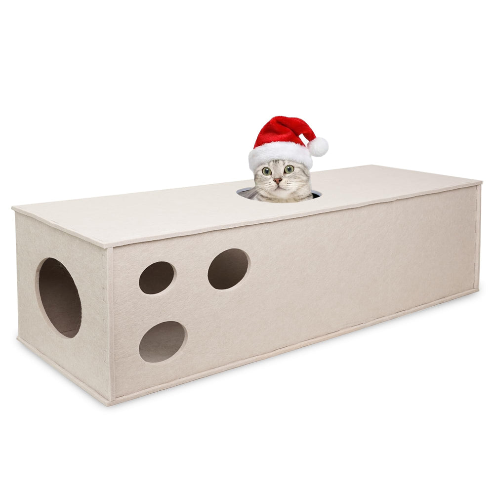 Petkaray cat tunnel original design offers a cozy hideaway for curious indoor cats.