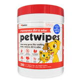 Petkin Mega PetWipes mega tub of 200 wipes for quick pet cleaning
