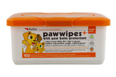 Petkin Paw Wipes tub with 100 wipes for quick paw cleaning on the go