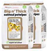 Petkin Pet Wipes large-pack packaging shows easy grooming for dogs and cats