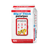 Petkin Pet Wipes pack-front shows convenient 100-count packaging for home or travel.