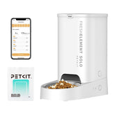 PETKIT automatic cat feeder front view with convenient remote control