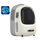 PETKIT Cat Backpack Bubble Front View for secure travel and visibility.
